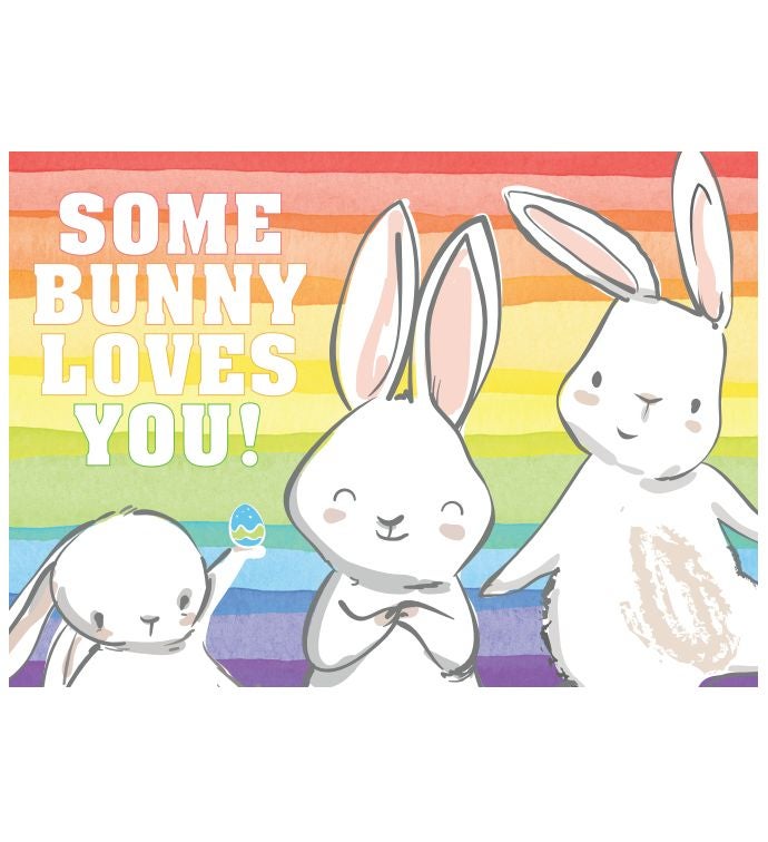 Tins With Pop® 4 Gallon Some Bunny Loves You Rainbow